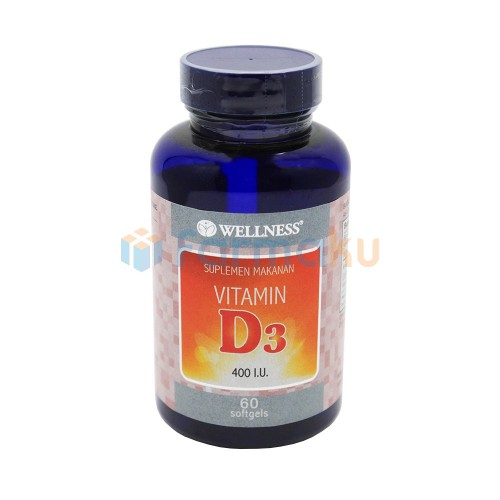 WELLNESS Vitamin D3 400 IU