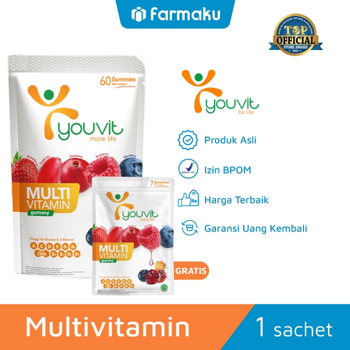 Youvit Multivitamin Adult 60