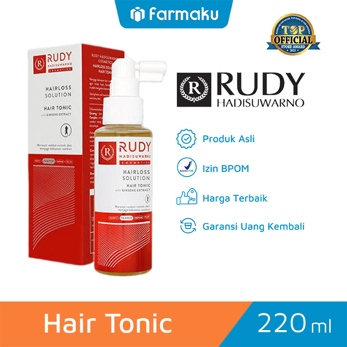 Rudy Hadisuwarno Tonic Hair Loss Solution