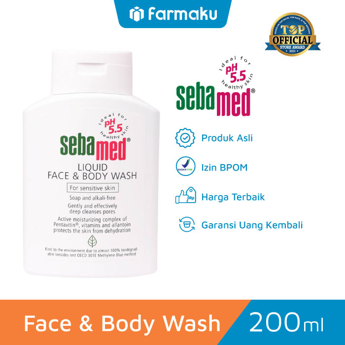 Sebamed Liquid Face & Body Wash 200 ml
