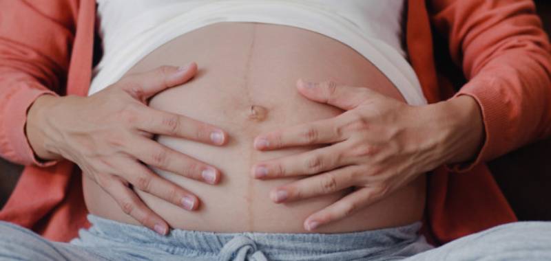 Di hamil bawah 6 perut bagian janin bulan bergerak 8 Penyebab