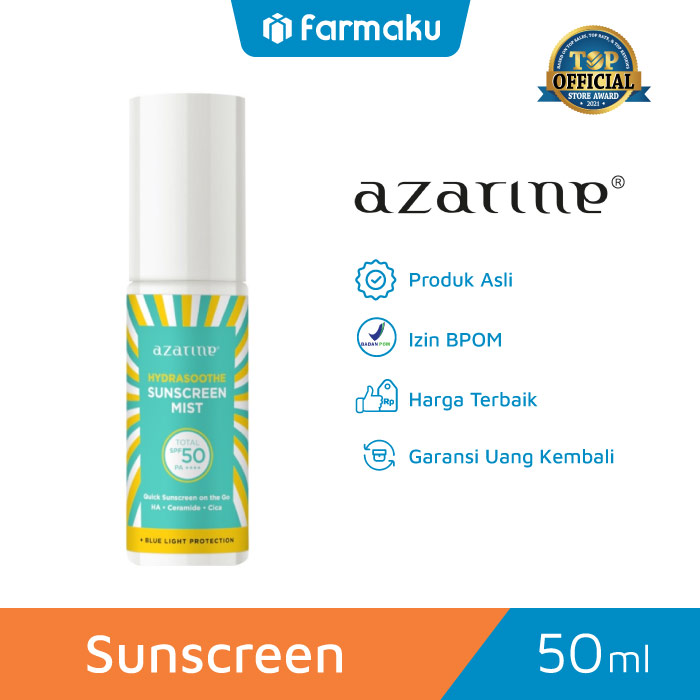 Azarine Sunscreen Mist Hydrasoothe SPF50