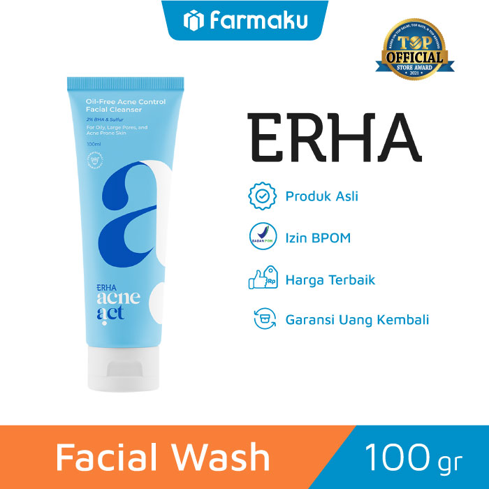 Erha Acneact Facial Cleanser Oil Free & Acne Control