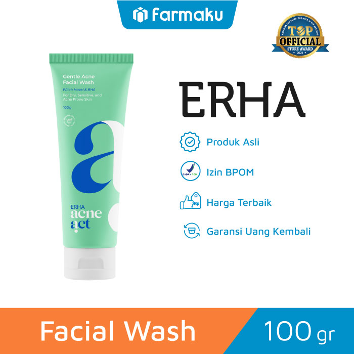 Erha Acneact Facial Wash Gentle Acne