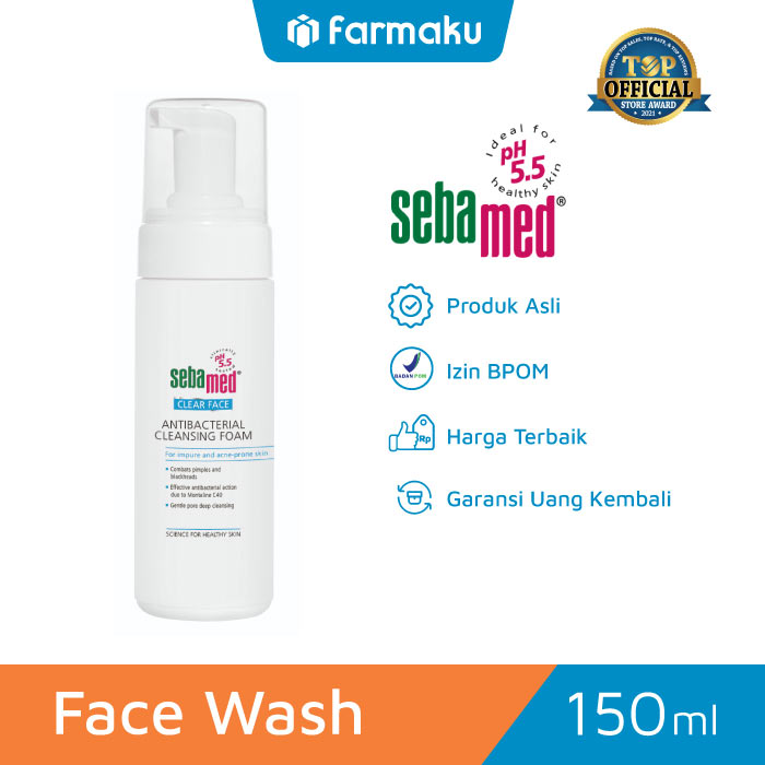 Sebamed Clear Face Antibacterial Cleansing Foam