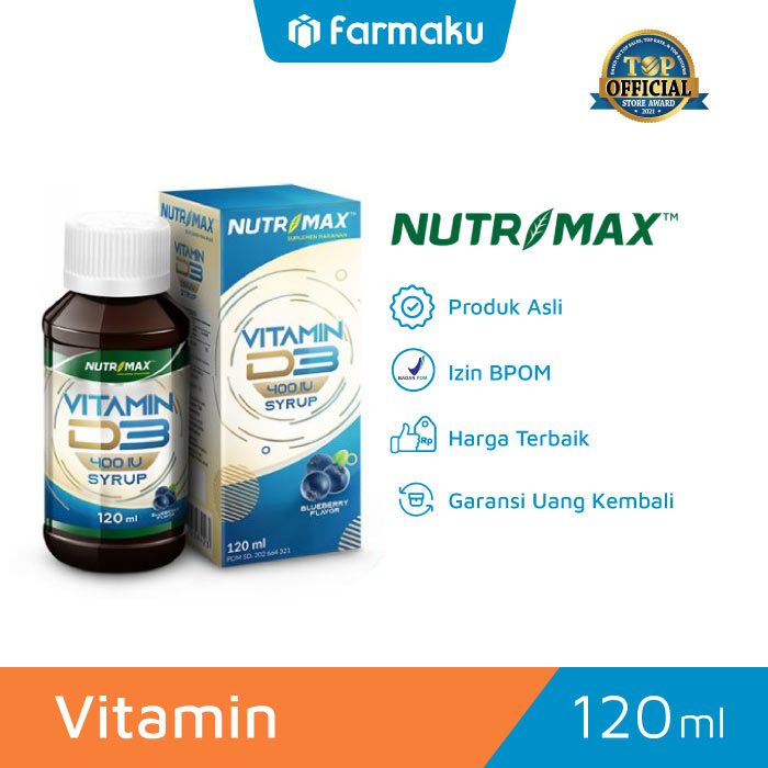 Nutrimax Vitamin D3 400 IU Sirup