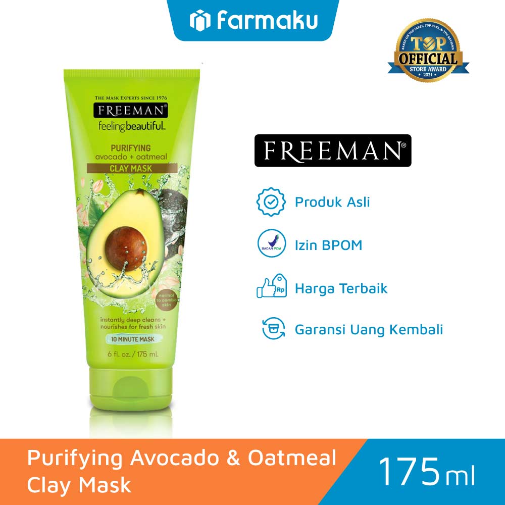 Freeman Purifying Avocado & Oatmeal Clay Mask