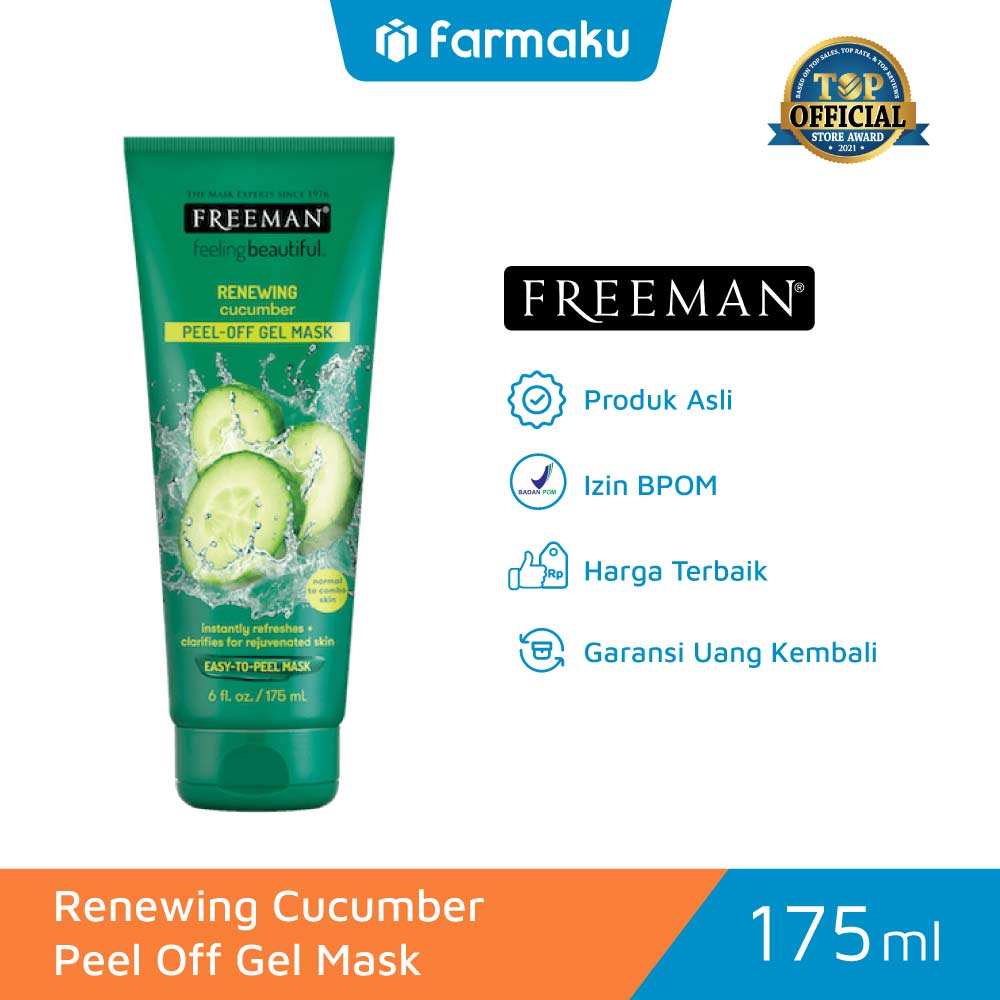 Freeman Renewing Cucumber Peel-Off Gel Mask