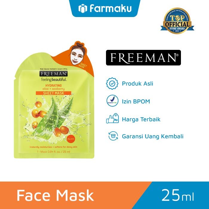 Freeman Hydrating Aloe + Seaberry Sheet Mask