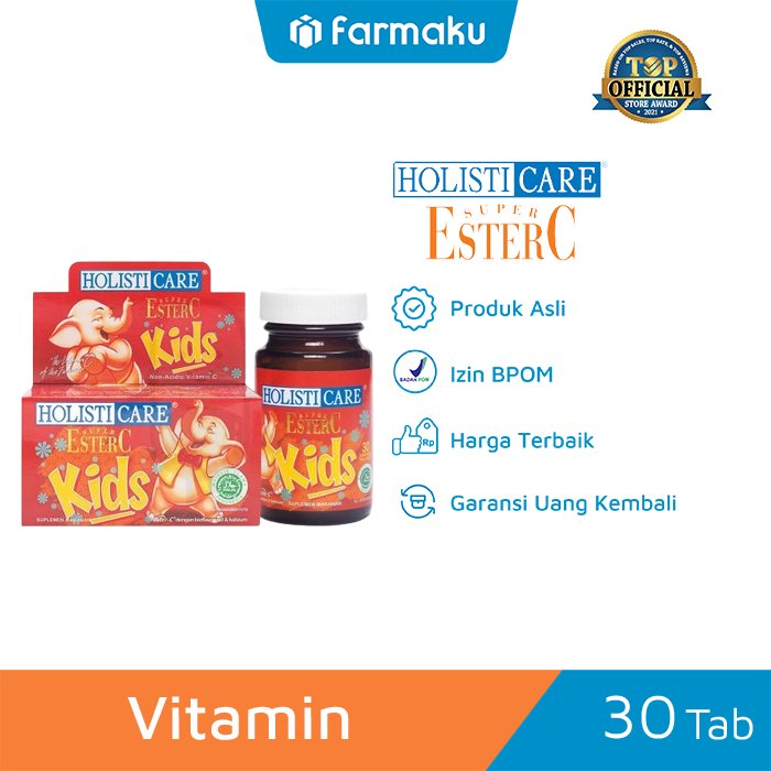 Holisticare Ester C Kids 30 tablet