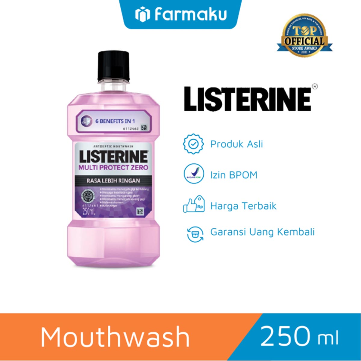 Listerine Multi Protect Zero