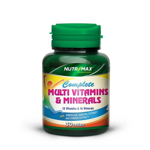 Nutrimax Complete Multivitamins & Minerals