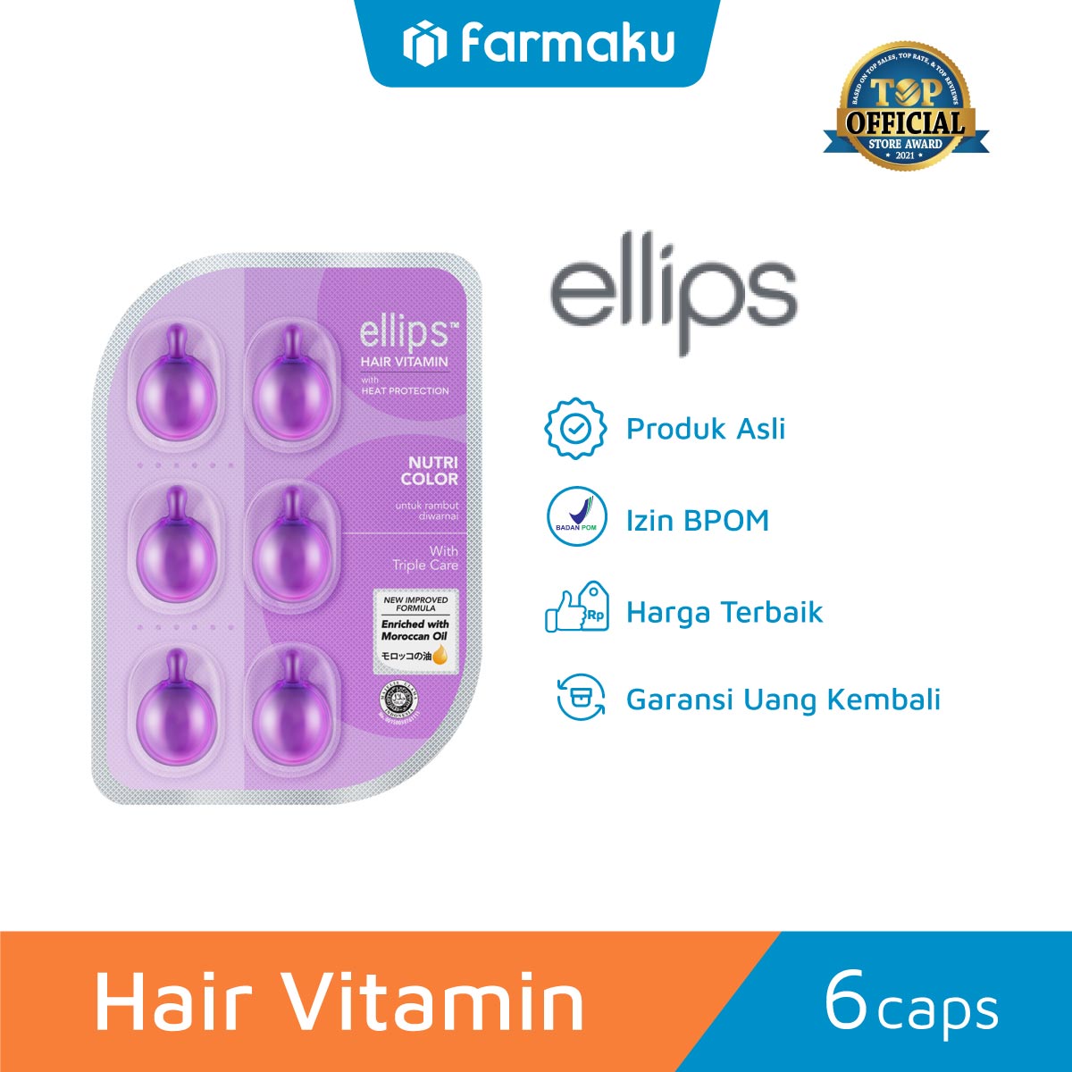 Ellips Hair Vitamin Nutri Color