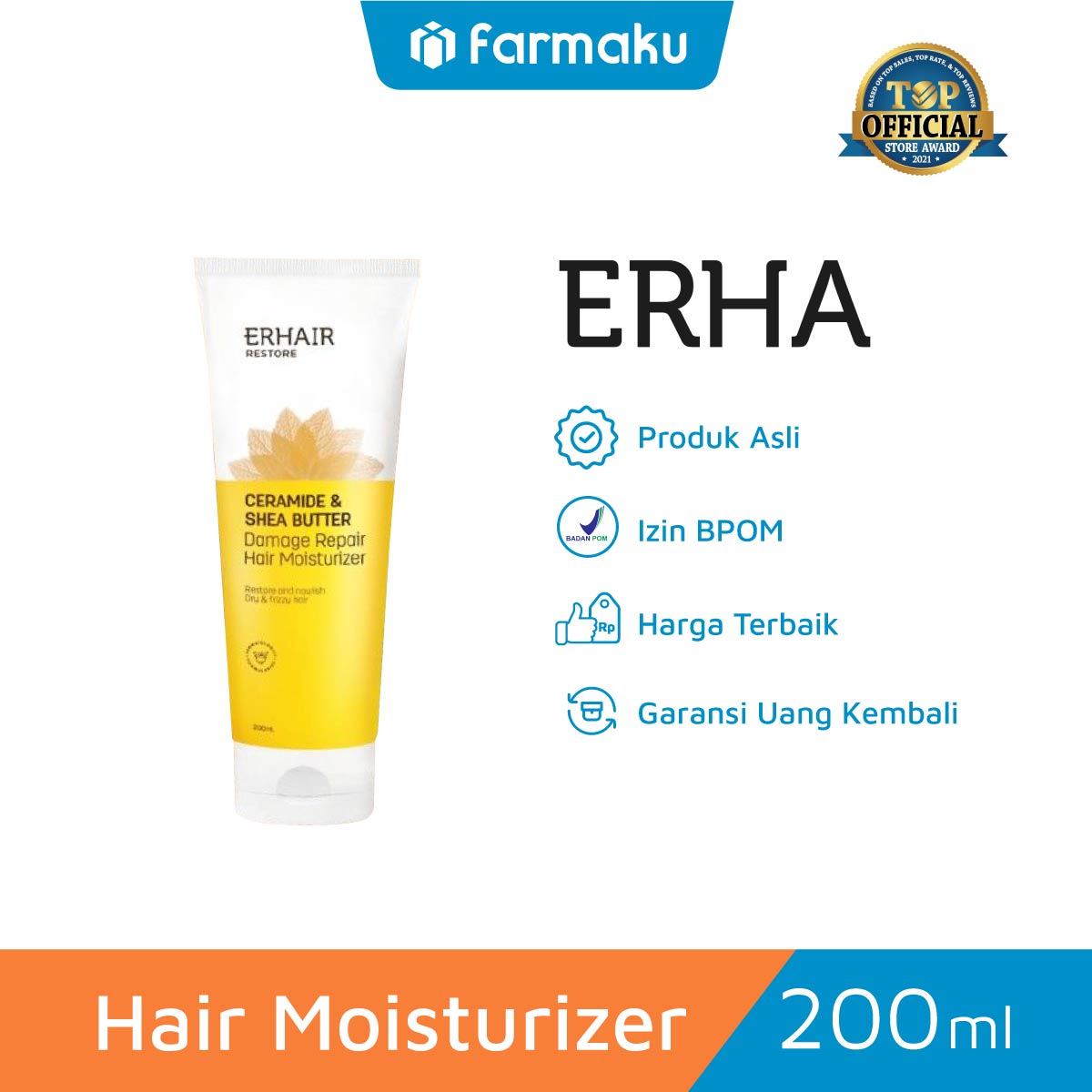 Erhair Restore Hair Moisturizer Damage Repair