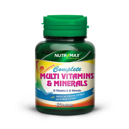 Nutrimax Complete Multivitamins & Minerals