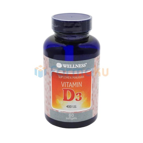Wellness Vitamin D3 400 IU