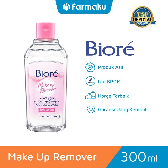 Biore Makeup Remover Perfect Cleansing Water Soften Up