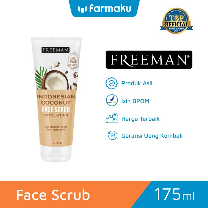 Freeman Face Scrub Exfoliating Indonesia Coconut