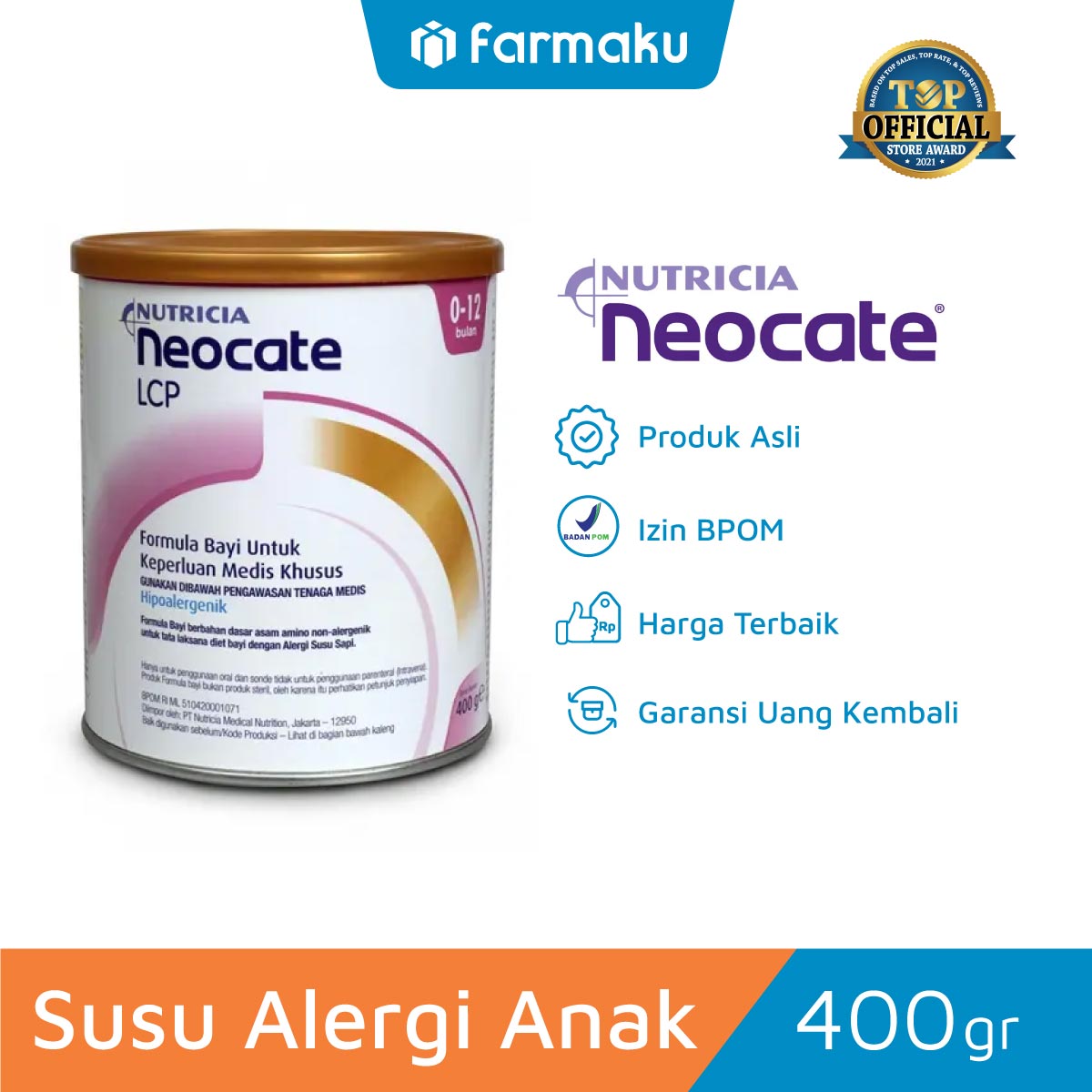 Neocate LCP 400 gram