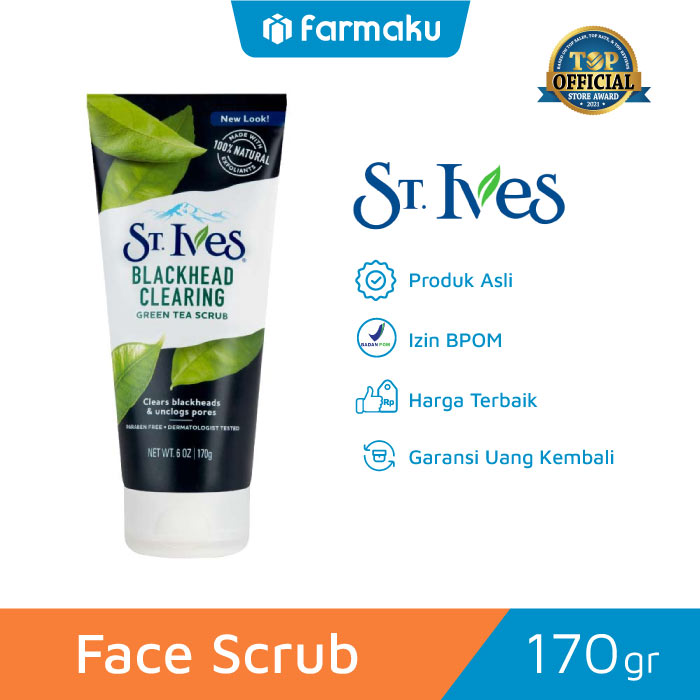 St.Ives Facial Scrub Blackhead Clearing Green Tea