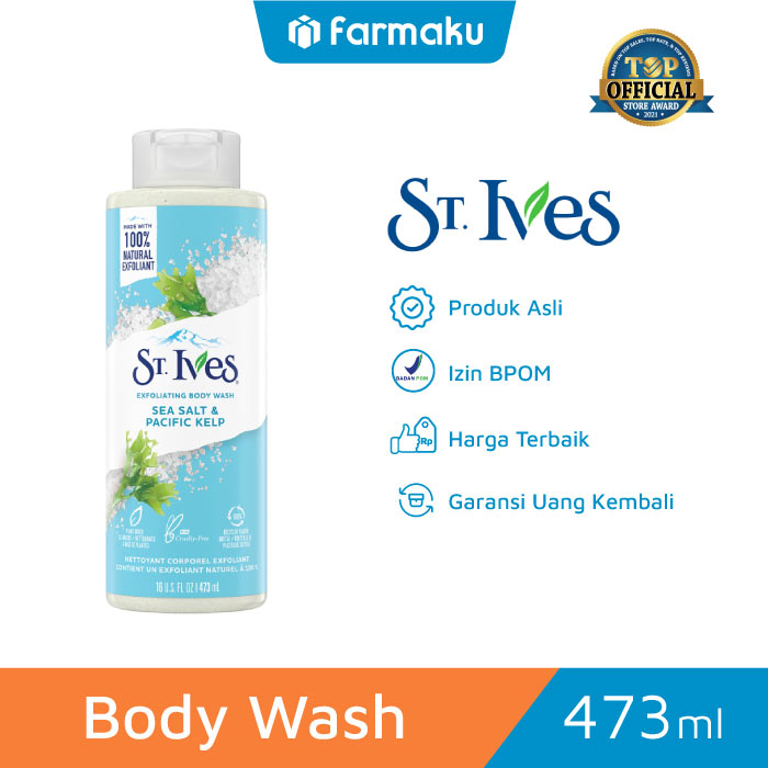 St.Ives Body Wash Exfoliating Sea Salt And Pacific Kelp