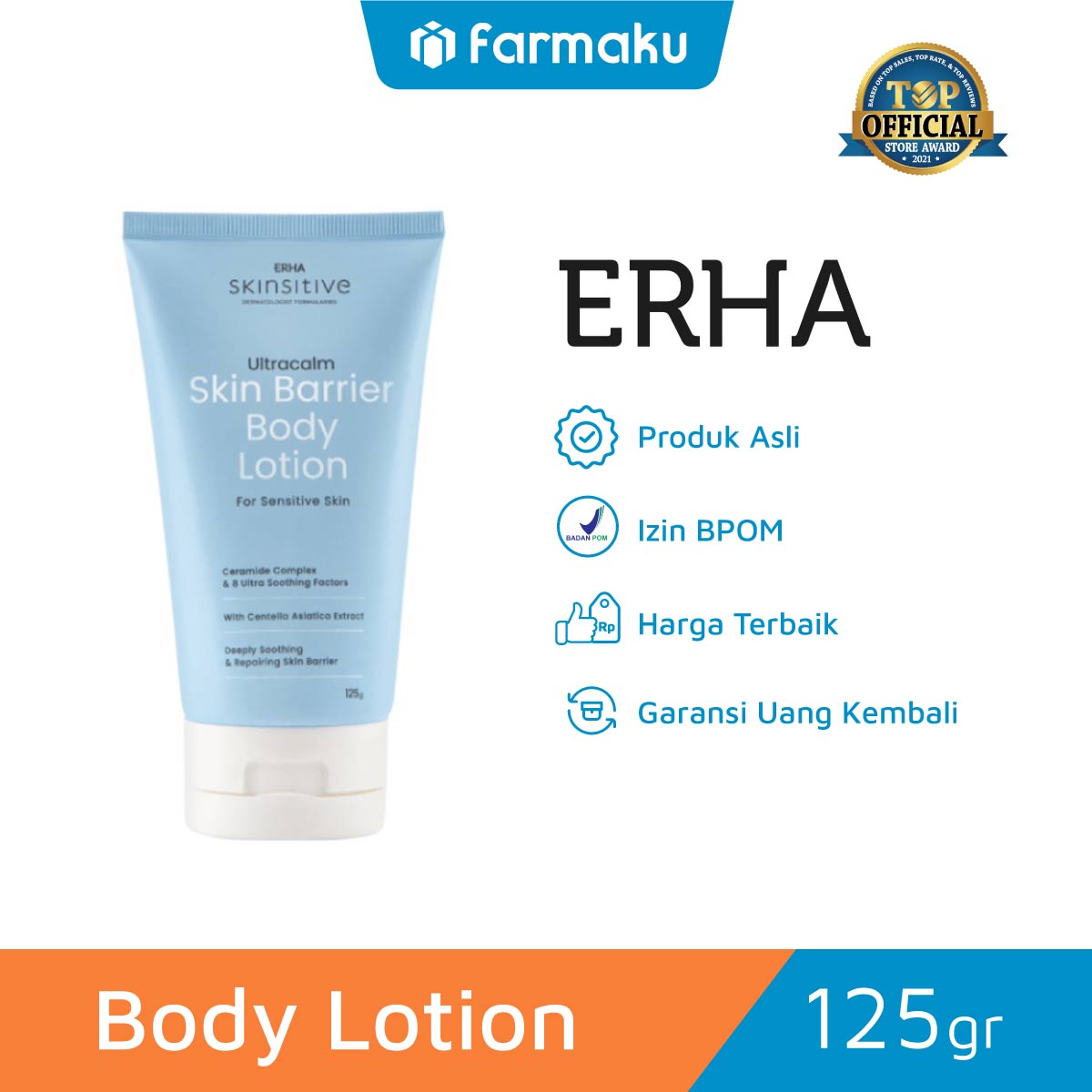 Erha Skinsitive Body Lotion Ultracalm Skin Barrier