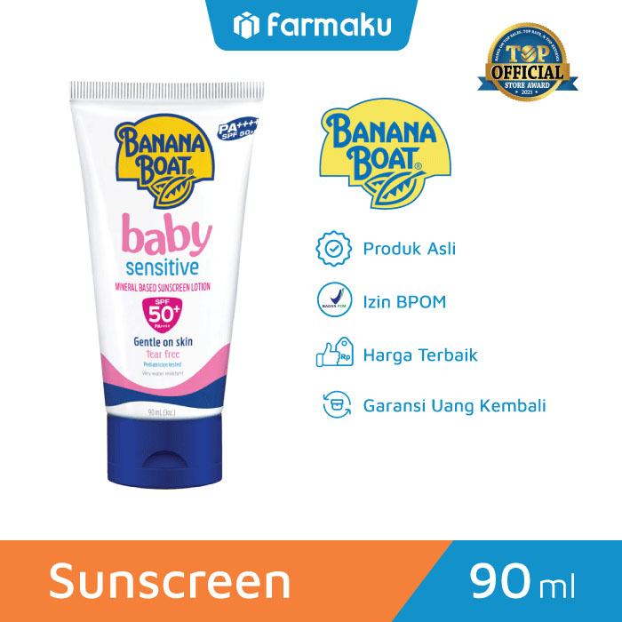 Banana Boat Sunscreen Sensitive Baby Lotion