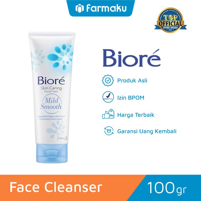 Biore Facial Foam Mild Smooth