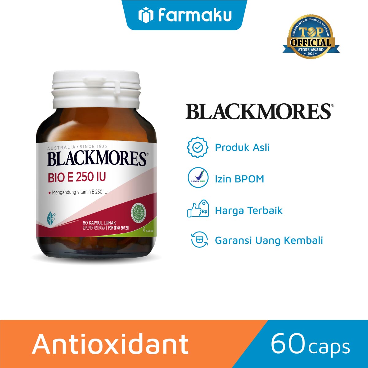 Blackmores Bio E 250 IU