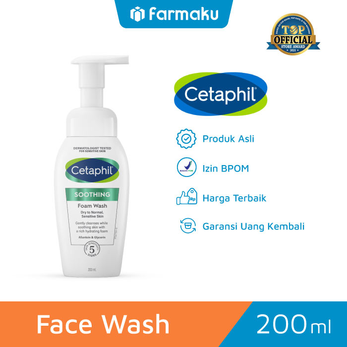 Cetaphil Face Wash Soothing Foam