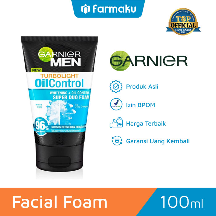 Garnier Men Facial Foam Oil Control Super Duo