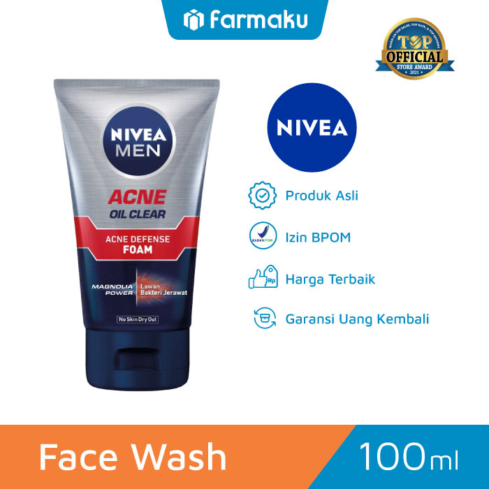 Nivea Men Face Wash Acne Control Brightening