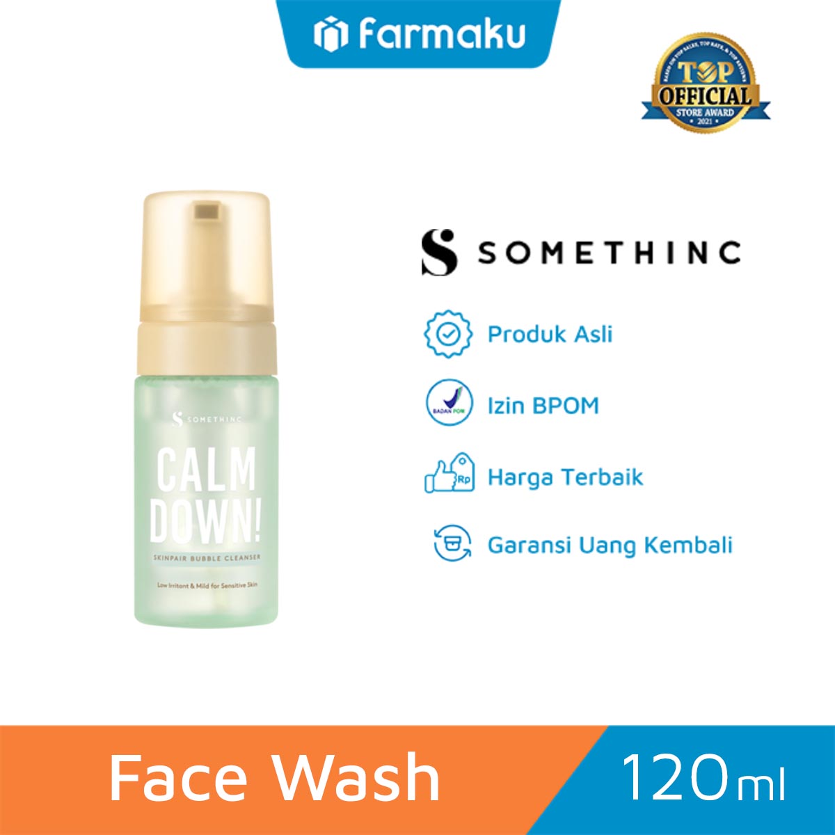 Somethinc Calm Down! Cleanser Skinpair Bubble