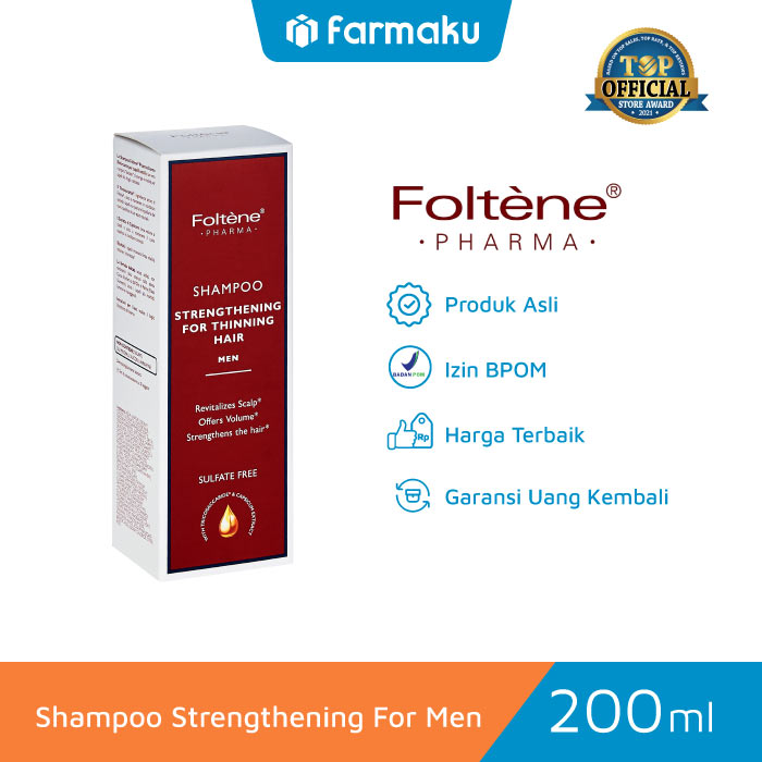 Foltene Shampoo Strengthening For Thinning Hair For Men