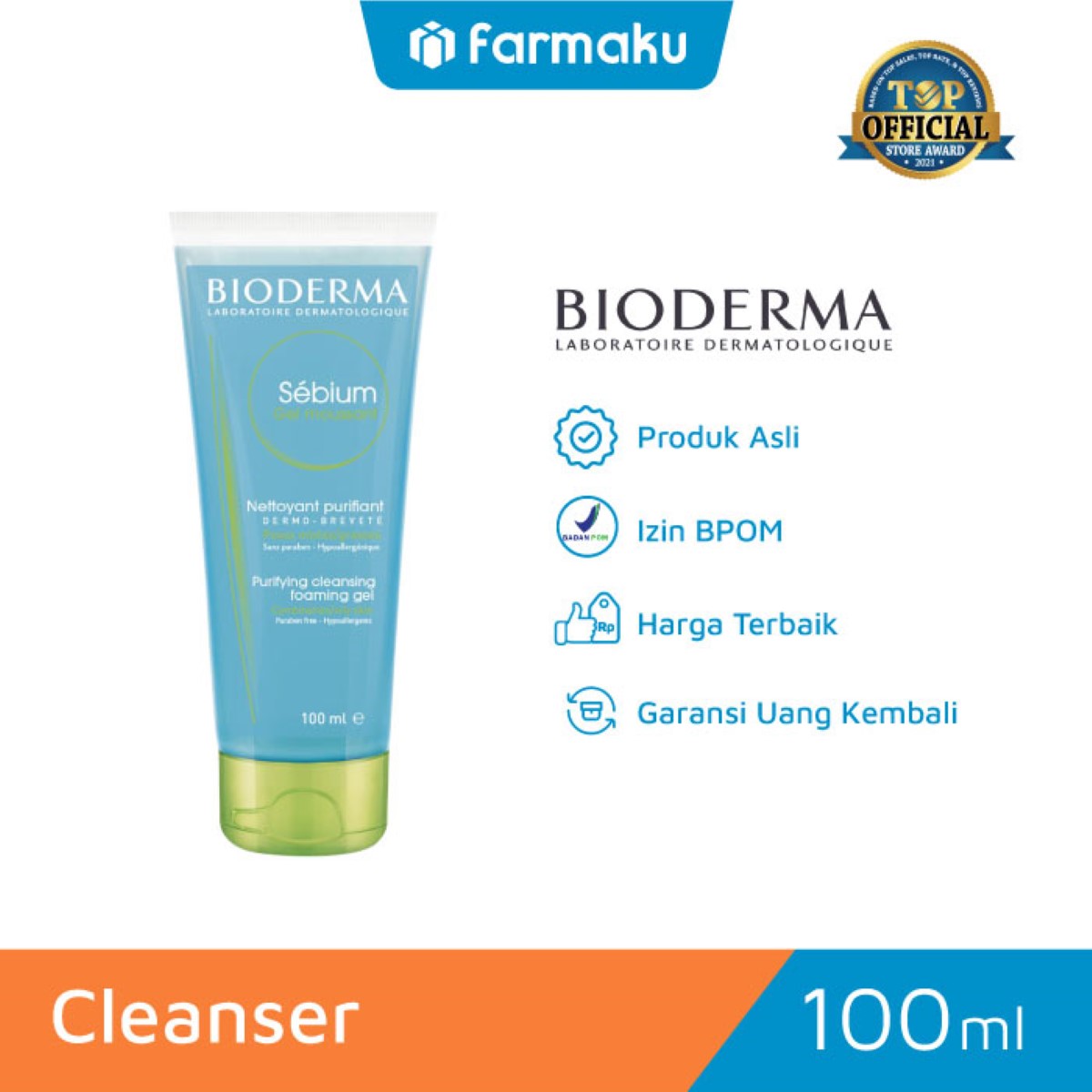 Bioderma Sebium Gel Moussant