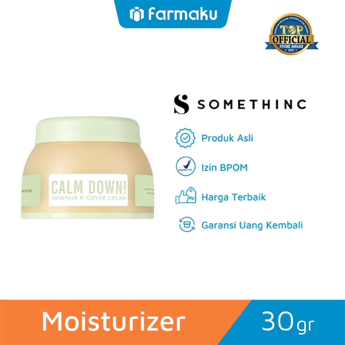Somethinc Calm Down! Moisturizer Skinpair R-Cover Cream