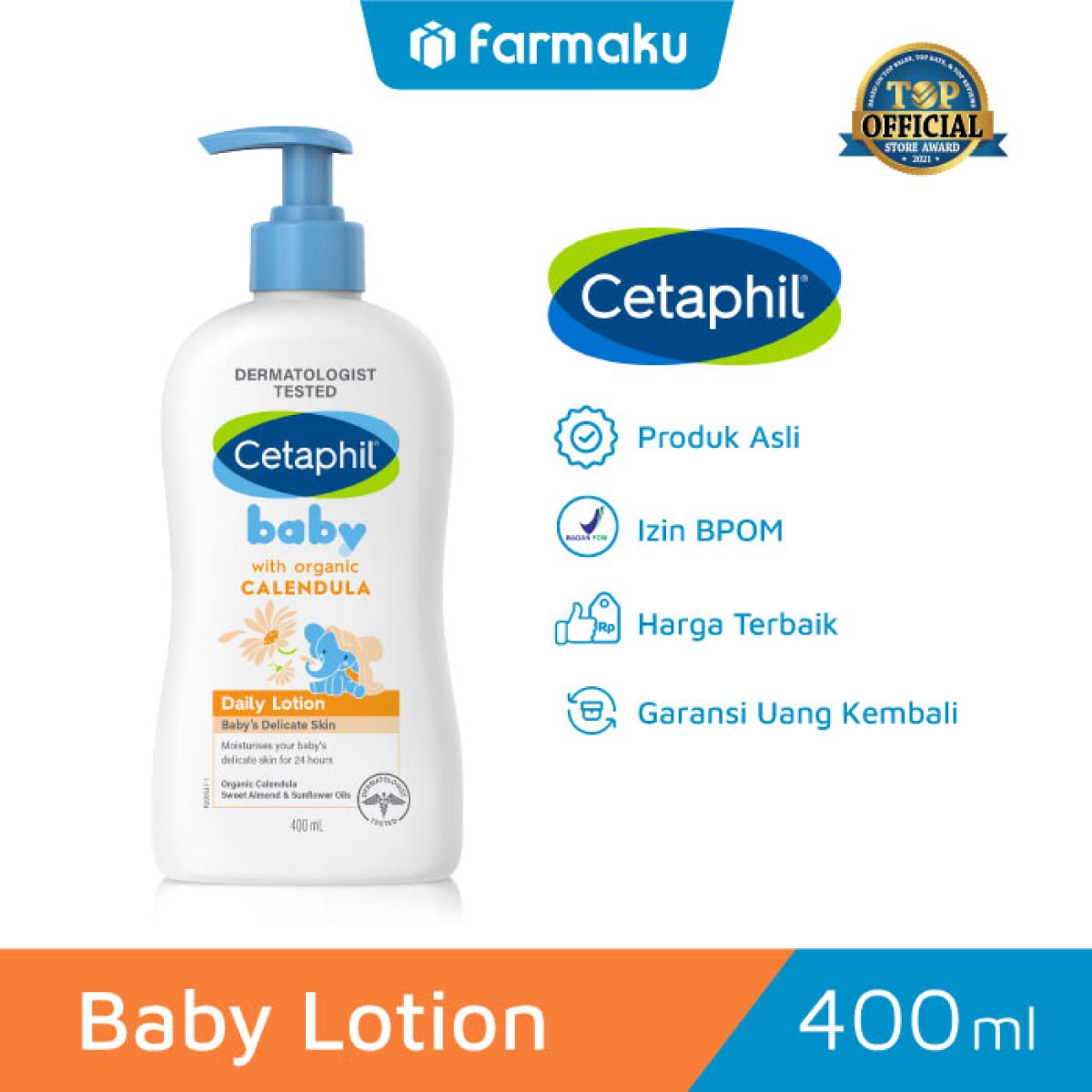 Cetaphil Baby Daily Lotion With Calendula