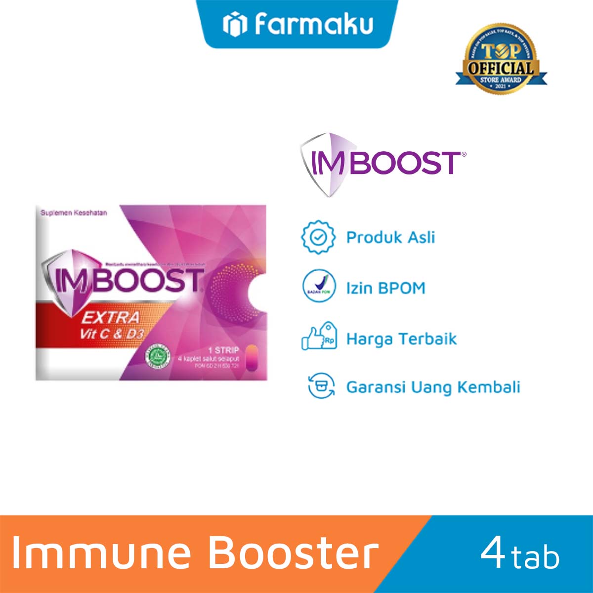 Imboost Extra Vitamin C & D3