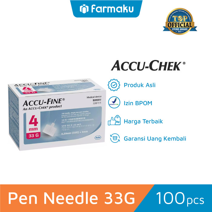 Accu-Fine Pen Needle 33G 4mm