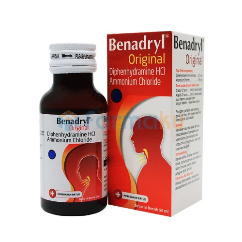 benadryl obat batuk kering