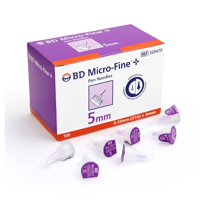 gambar BD microfine pen needle 31G 5 mm