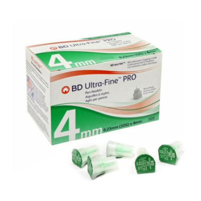 gambar BD ultrafine pro pen neddle 32G 4 mm