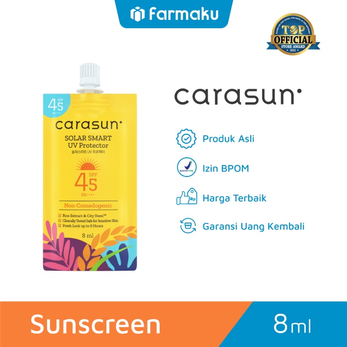 Carasun Sunscreen Solar Smart UV Protector SPF 45