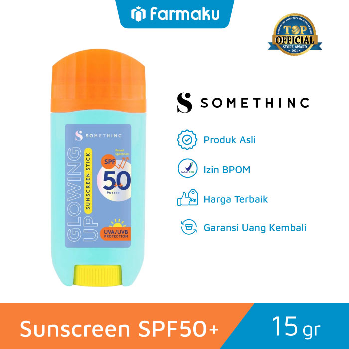Somethinc Glowing Up Sunscreen Stick SPF 50+ PA ++++