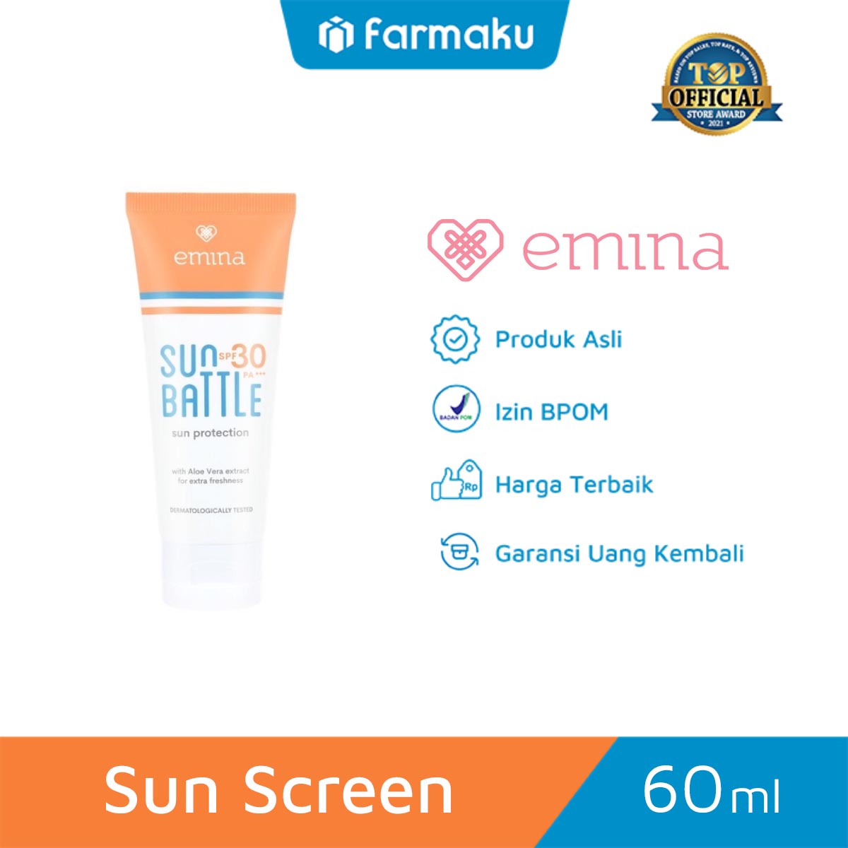 Emina Sun Battle SPF 30 PA+++