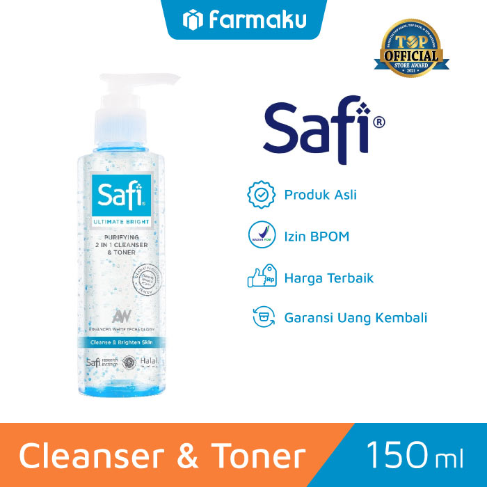 Safi Ultimate Bright Cleanser & Toner 2in1