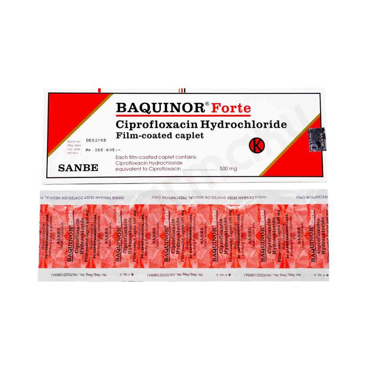 Baquinor Forte 500 mg