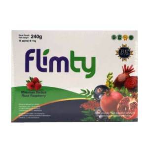 Gambar Flimty Fiber Detox Raspberry Box 16 Sachet