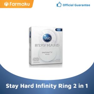 Gambar Vivo Stay Hard Infinity Ring 2in1 ( Dual Stamina Ring ) Cincin Stamina Pria