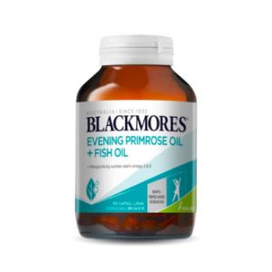 Blackmores Evening Primrose Oil + Fish Oil Isi 100 kapsul Lunak